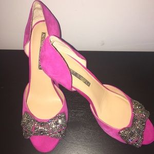 Hot pink heels